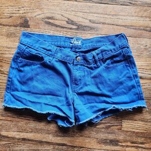 Old Navy The Diva Y2K Indie Low Rise Frayed Shorts Denim Women's Size 6